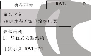 RWL-D继电器型号含义