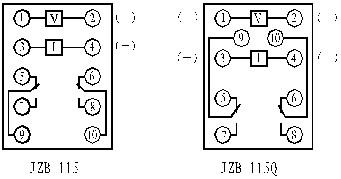 JZB-115Q,JZB-115内部端子图