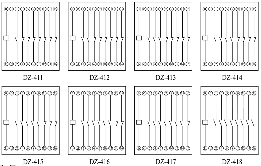 DZ-418内部接线图