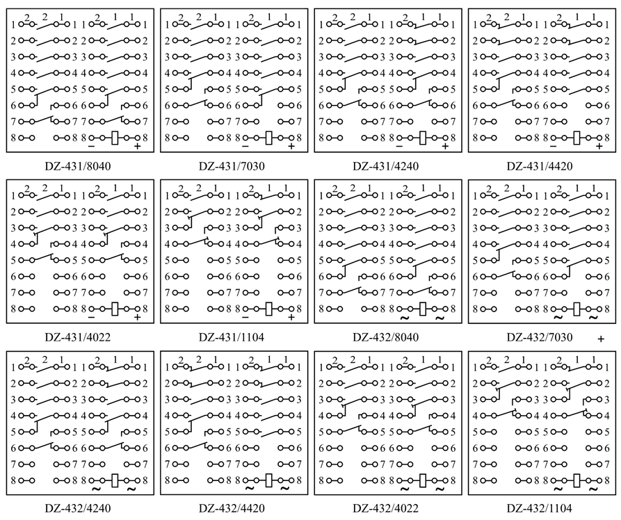 DZ-431/8040内部接线图