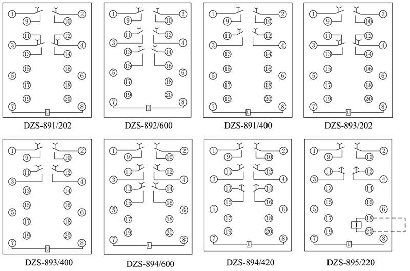 DZS-893/400内部接线图