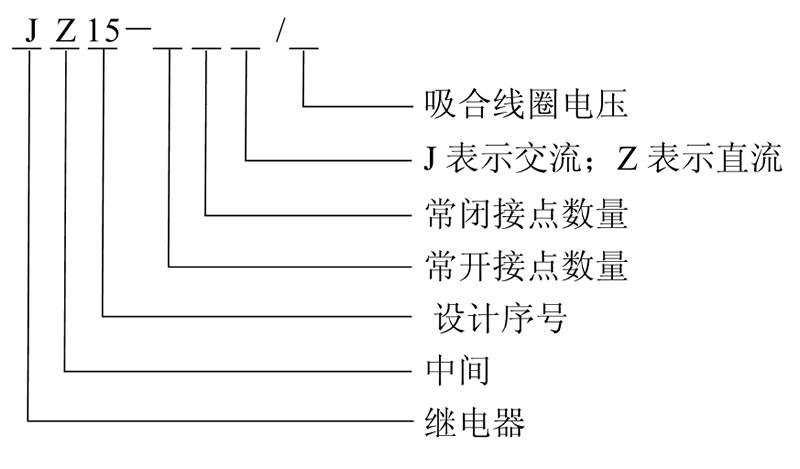 JZ15-26型号及含义