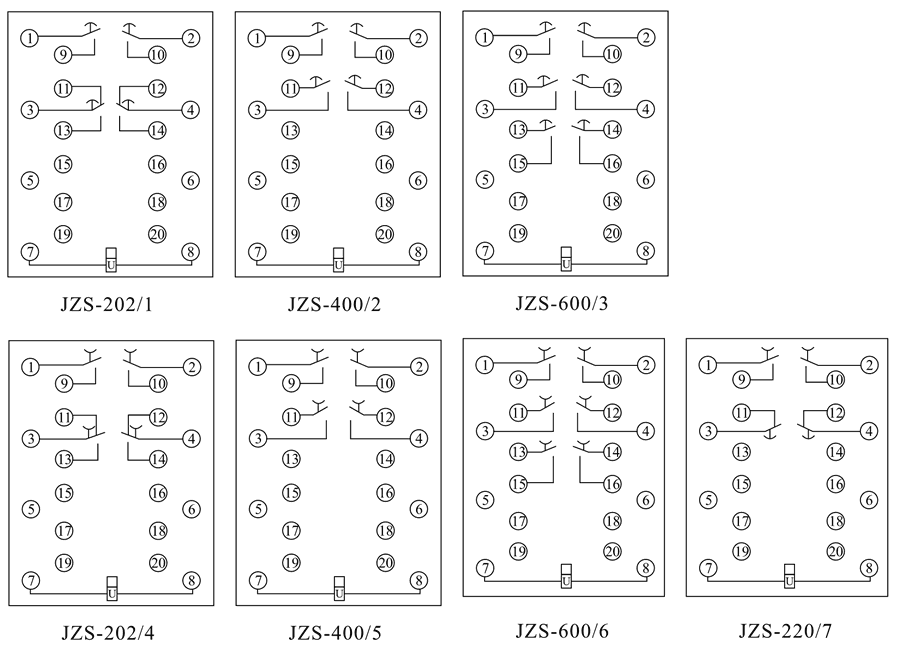 JZS-400/5内部接线图