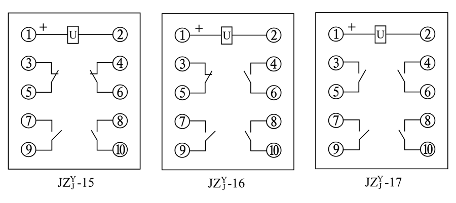 JZY-15,JZJ-15内部接线图