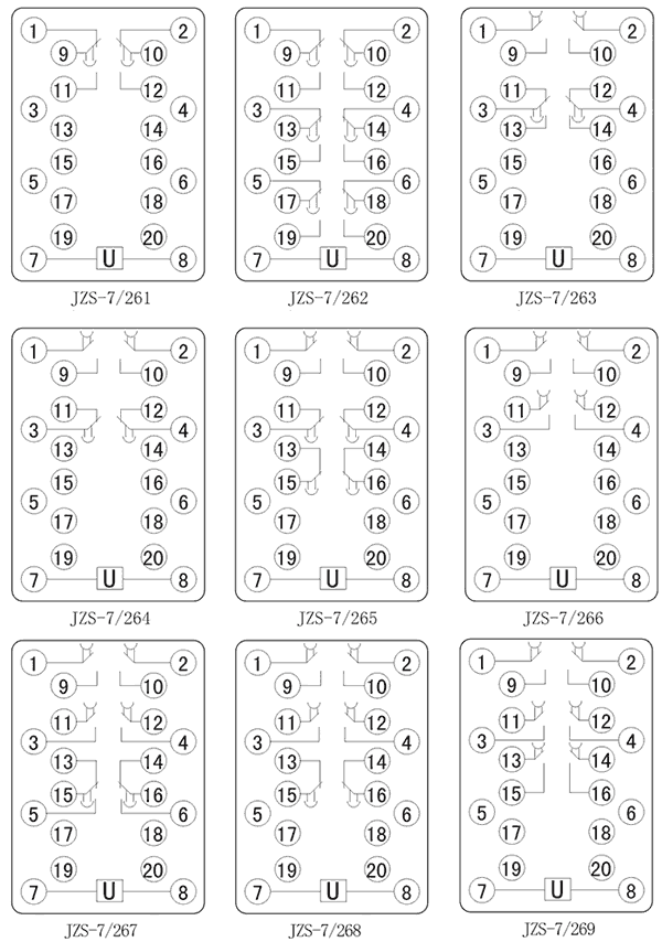 JZS-7/268内部接线图