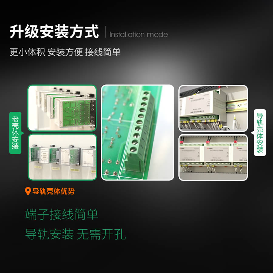 SRS-24VDC-8H-16A导轨安装结构