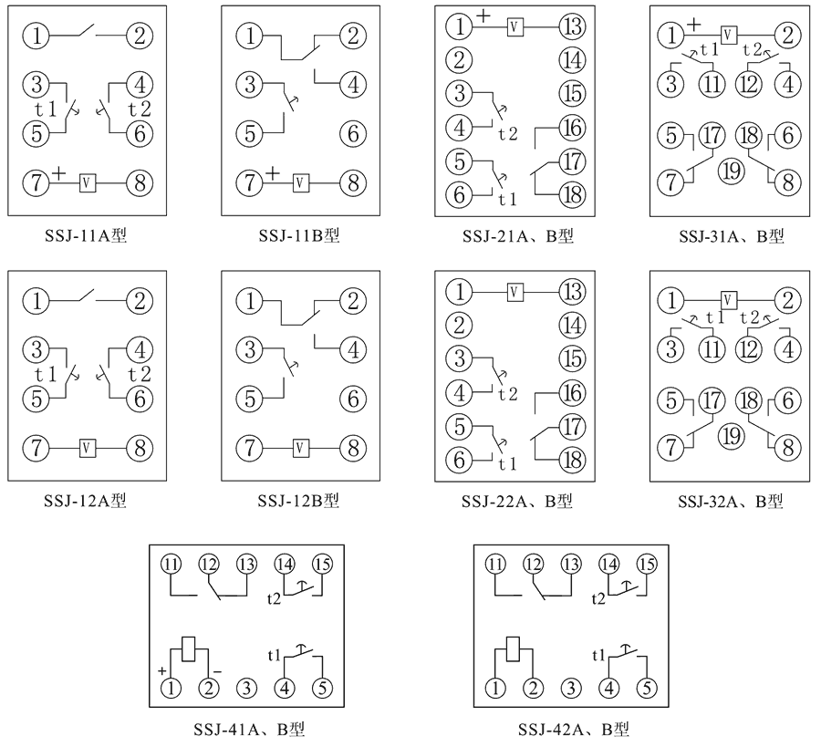 SSJ-42A内部接线图