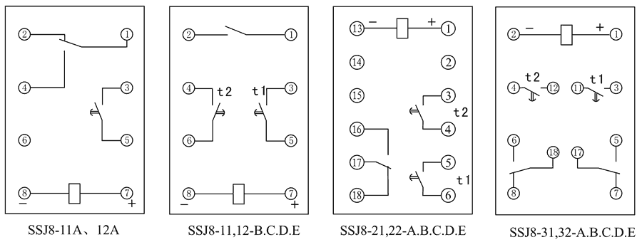 SSJ8-21B内部接线图