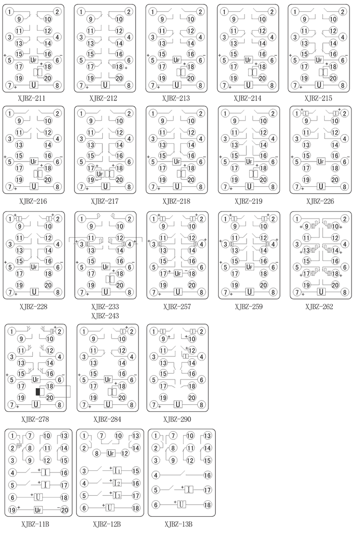 XJBZ-243内部接线图