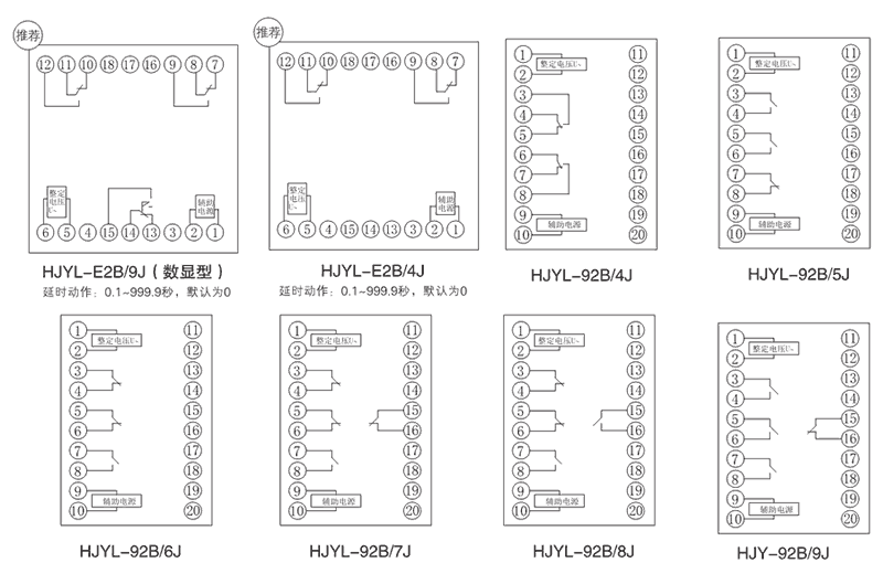 HJYL-92B/7J内部接线图