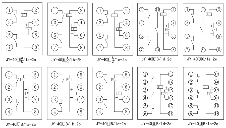 JY-40C/2D内部接线图