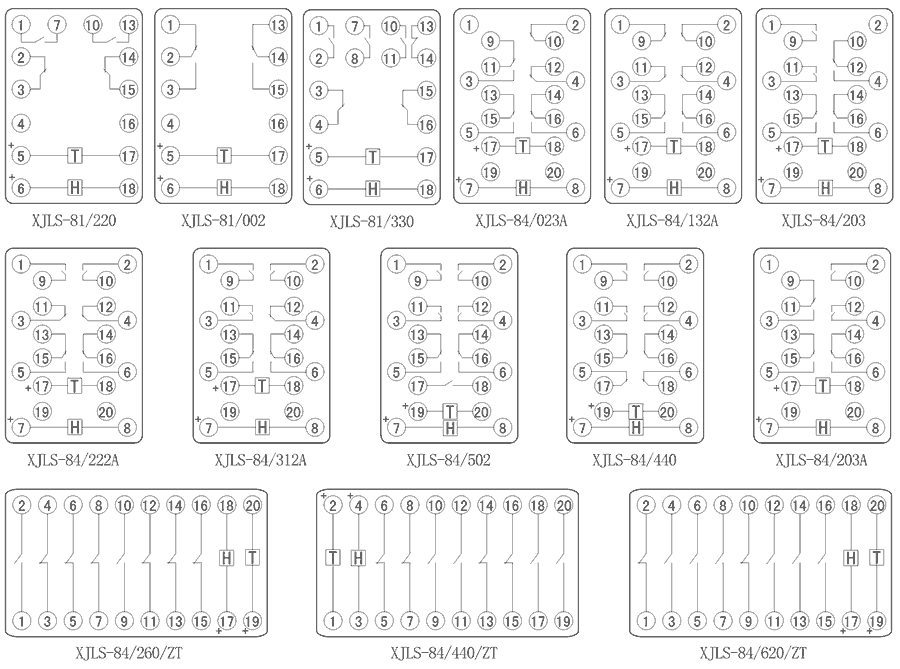 XJLS-84/620/ZT内部接线图