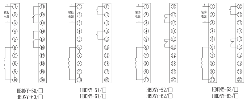 HBDNY-52/4内部接线图