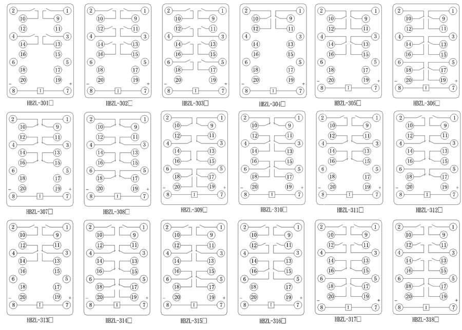 HBZL-305内部接线图