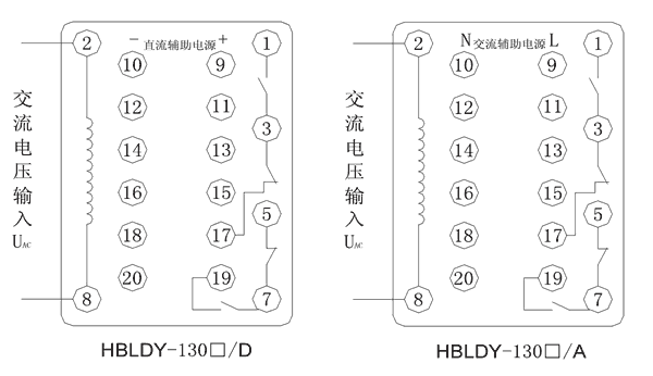 HBLDY-1302/A内部接线图