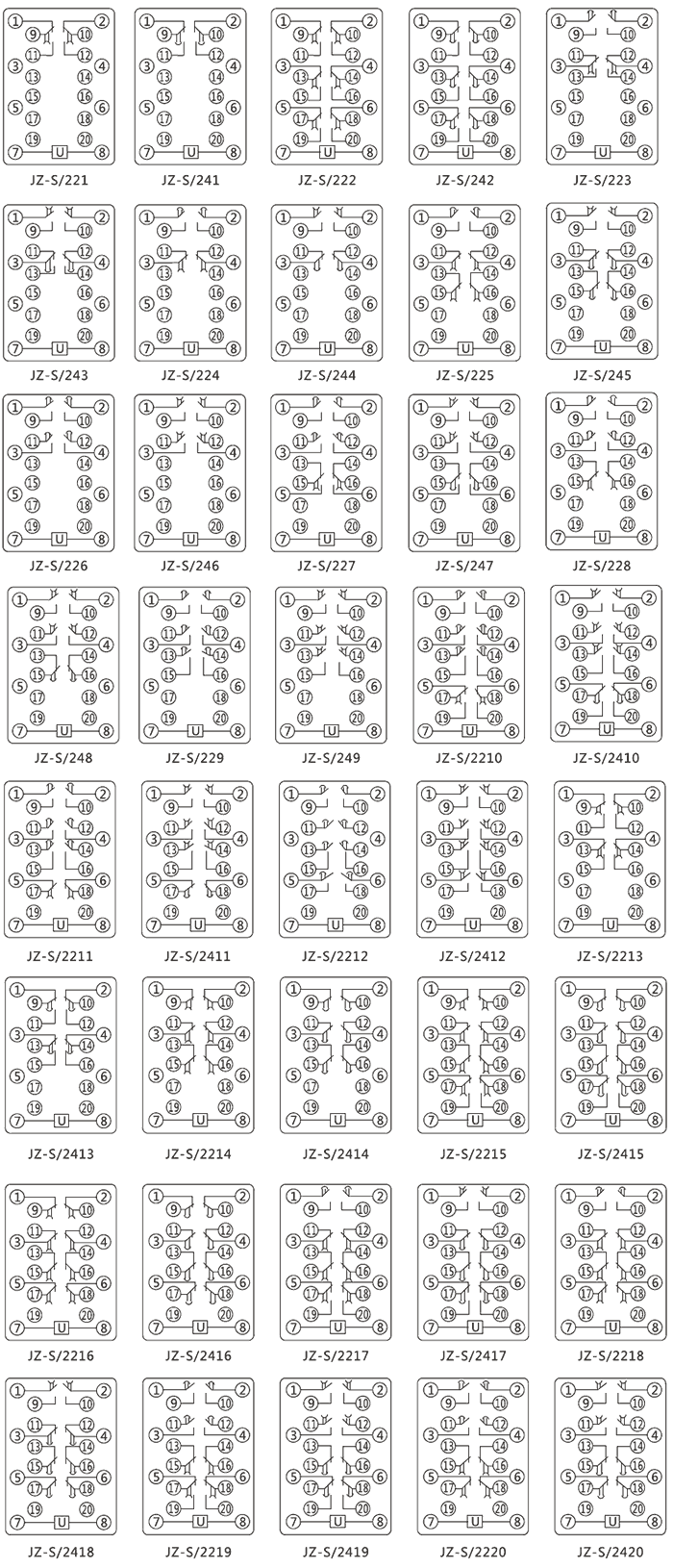 JZ-S/2211内部接线图