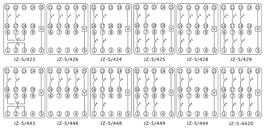 JZ-S/424内部接线图