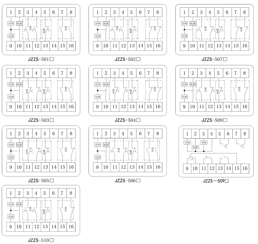 JZZS-5073内部接线图