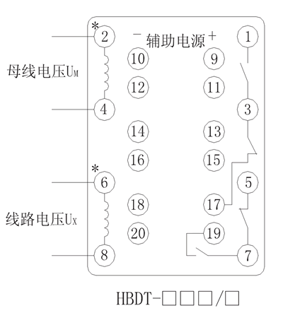 HBDT-14Q/4内部接线图